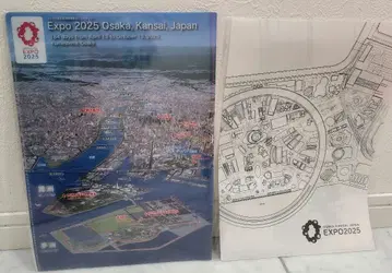EXPO2025 회장도 클리어 파일 2장 세트