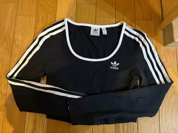 adidas 화이트 라인 롱 T