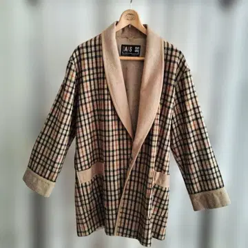 DAKS 닥스 체크 무늬 가운