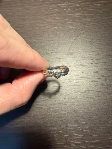 Frank and easy 반지 sv sunlight heart ring