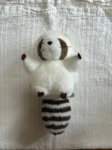조이풀 메이트 너구리 봉제 인형 레트로