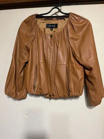 EPOCA 시어링 가죽 점퍼