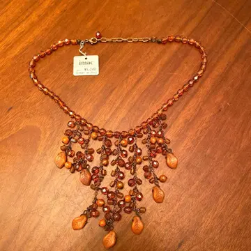 imac 이맥 새상품 비즈 목걸이