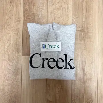 [ 새상품급 ] Creek 그레이 후드티 맨투맨 S