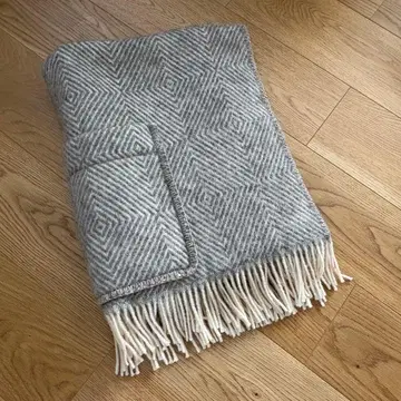 라푸안 칸크리 숄 위드 포켓 그레이