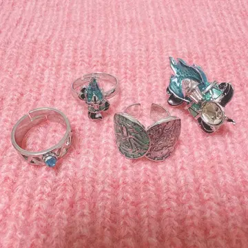 디즈니 스토어 헤라클레스 하데스 헤어 클립 반지 귀찌