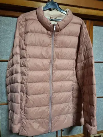 시마무라 프리미엄 다운 핑크 퀼팅 다운 자켓