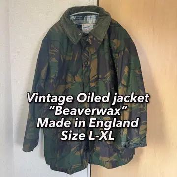 Beaverwax 빈티지 오일드 자켓 L-XL