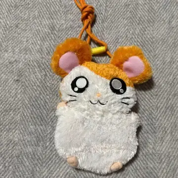 [레어] 햄 미니백 파우치 봉제 인형 에포크사 헤이세이 레트로