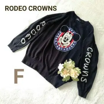 로데오 크라운 디즈니 콜라보 미키마우스 니트 Disney 블랙