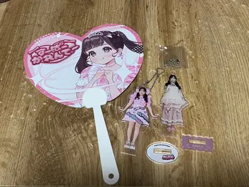 2025 생일 축제 부채와 마츠모토 카렌 아크릴 스탠드 세트