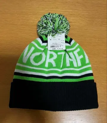 새상품 미사용 THE NORTH FACE 폼폼 포함 니트 모자