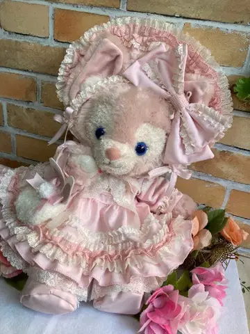 리나벨 S 고스로리 핑크 원피스 6점 코스튬 귀가 보이는 보닛