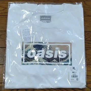 공식 오아시스 T셔츠 파도 일본 한정판 XL