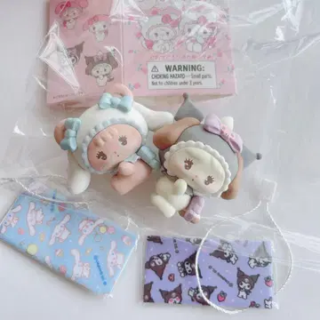 산리오 mikko 마스코트 시크릿 콜라보 쿠로미 시나몬 세트