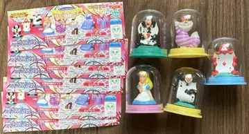 원더랜드 앨리스 캡슐 토이 5개 세트 Yujin 체셔 고양이