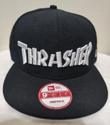 THRASHER 9FIFTY 스냅백 캡 블랙