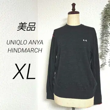 새상품급 유니클로 ANYA HINDMARCH 메리노 크루넥 스웨터 xl