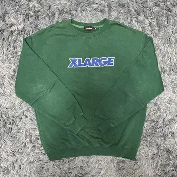 XLARGE 그린 맨투맨 M 사이즈