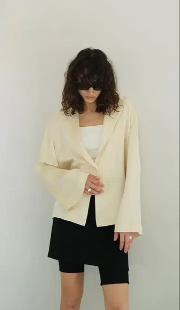 CLANE 클라네 tailored satin shirt