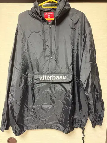 afterbase 아노락 후드티 XL 블랙