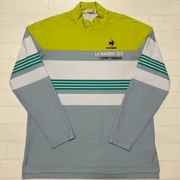le coq sportif 르꼬끄 골프 남성용 긴팔 모크넥 3L