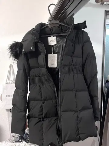GYDA 롱 다운 코트 벨트 없음 택 포함