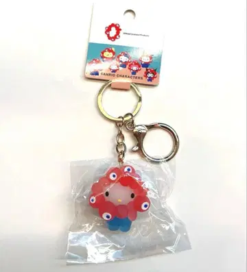 오사카 만박 산리오 변신 키링 클리어 키티
