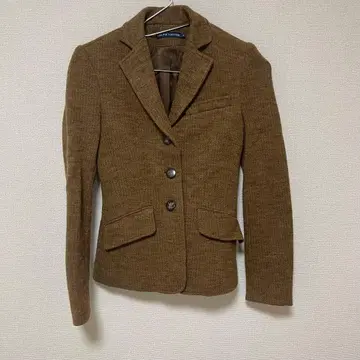 랄프 로렌 로고 여우 버튼 테일러드 자켓