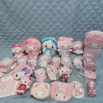 산리오 초레어 마이 스위트 피아노 종합 세트 봉제 인형 파우치 백