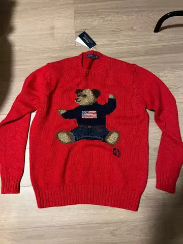 [ 미사용 새상품 택 포함 ] 폴로 랄프 로렌 니트 스웨터 베어 Polo