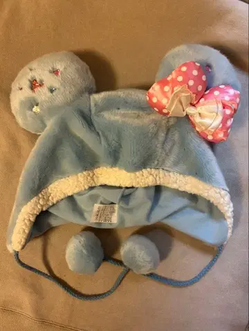 스카이블루 미니 팬캡