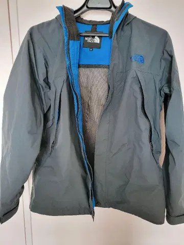 The North Face 마운틴 후드티 그레이/블루