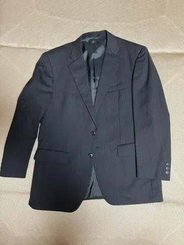 아오키 비즈니스 정장 자켓 다크 그레이 스트라이프