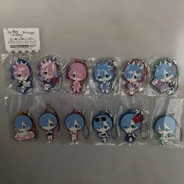 리제로 렘 라무 가샤폰 굿즈