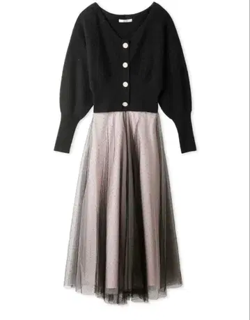 snidel 가디건 x 샤샤 스커트 세트