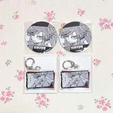 가치액터 리요우 TSUTAYA 캔뱃지 아크릴 키링