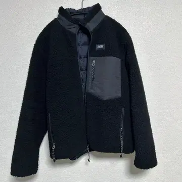 블랙 플리스 자켓