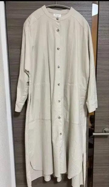 yuni 롱 셔츠 겉옷 아이보리