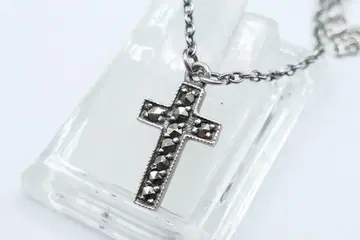 새상품급 ANNA SUI 안나수이 925 크로스 목걸이 펜던트