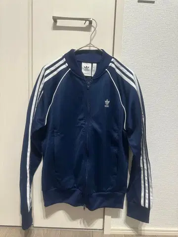 adidas 네이비 집업 저지