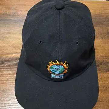 HUF 캡 지구 블랙