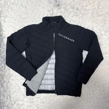 최신작 테일러메이드 다운 블랙 축열 블루종 지퍼 충전솜