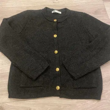 ZARA 다크 그레이 가디건 XL 사이즈