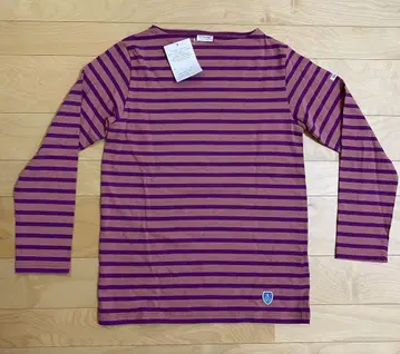 ORCIVAL 스트라이프 T셔츠 S 플럼