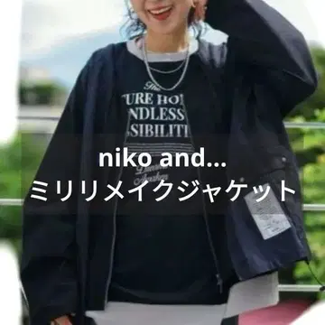 니코앤드 Misayo 밀리 리메이크 자켓 블랙 niko and -