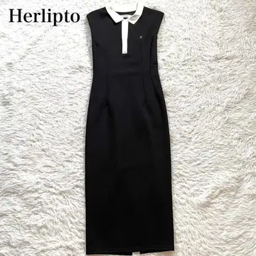 새상품급 herlipto 프렌치 슬리브 폴로 드레스