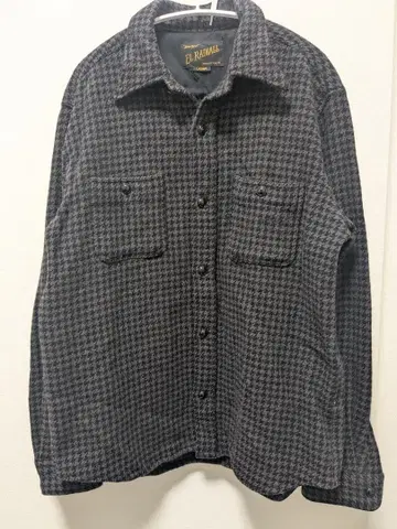 EL RADIALL 체크 무늬 셔츠 LARGE