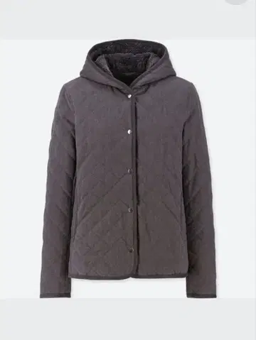 [ UNIQLO ] 보아 플리스 후드티 퀼팅 자켓