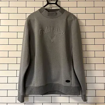 캘러웨이 그레이 맨투맨 트레이닝복